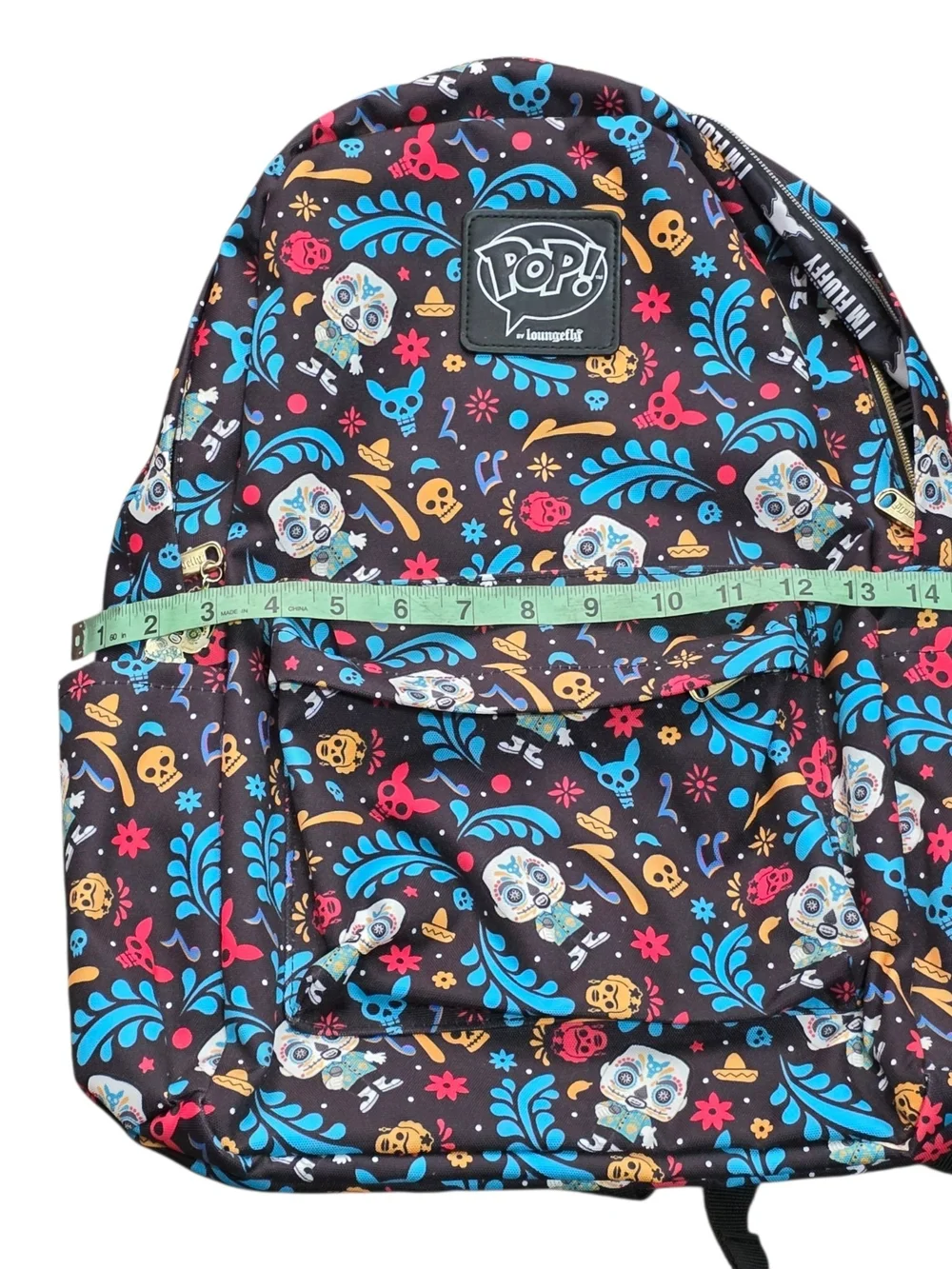 Funko Pop Loungefly Gabriel Fluffy Iglesias Day of the Dead Backpack Sugar Skull